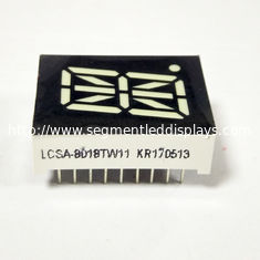 Customized Size 1 Digit 16 Segment LED Display 0.8 inch White Color