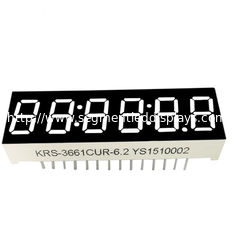 Customized 0.36 Inch 6 Digit 7 Segment Display  For Home Appliance