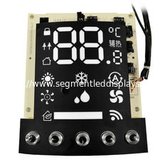 Full Color 0.25inch 7 Segment Led Display Arduino With PCB Control Board