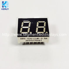 Red Color 2 Digit 7 Segment Display Module 0.4 Inch SGS Approved
