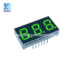 0.4 Inch 3 Digit 7 Segment LED Display Pure Green Color For Refrigerator