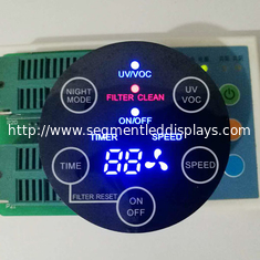 Round Shape Custom LED Displays 45*45mm For Domestic Appliance