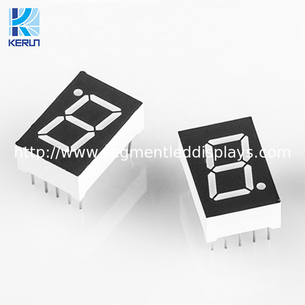 0.56 Inch Common Anode And Common Cathode 7 Segment Display 1 Digit Red ...