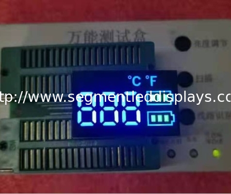 SMD type Custom 7 segment led display for car refrigerator pure green color