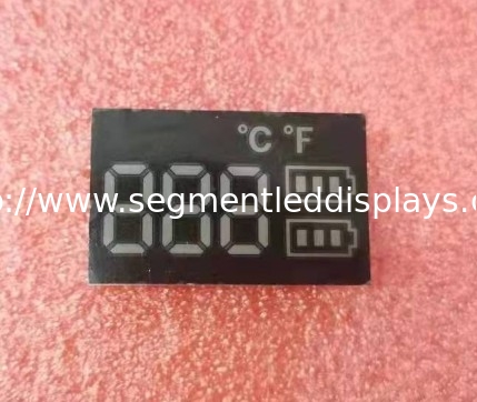 SMD type Custom 7 segment led display for car refrigerator pure green color