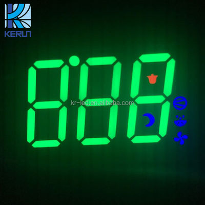 ODM Custom 3 Digit 7 Segment Display  common anode Tri Color