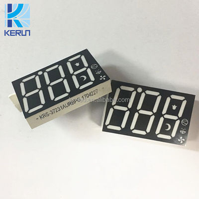 ODM Custom 3 Digit 7 Segment Display  common anode Tri Color