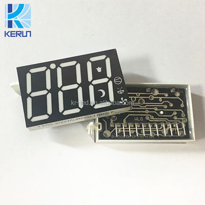 ODM Custom 3 Digit 7 Segment Display  common anode Tri Color