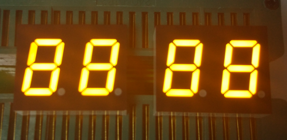 White 0.4 Inch Dual Digit 7 Segment LED Displays Common Anode
